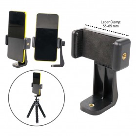 Smartphone Stand & Car Holder - AIEACH Dudukan Smartphone Phone Clip Bracket Holder Mount Tripod Monopod - F360 - Black