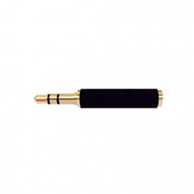 OLLIVAN Konverter Audio AUX 3.5mm 4 Pole to 3 Pole Male to Female - AV119 - Black