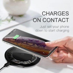 ESVNE Qi Wireless Charger Fast Charging 30W - ES30WTMG - Black