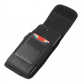 Syrinx Tas Smartphone Case Waist Bag Fanny Pack Belt Loop Size XL - SY20 - Black - 4