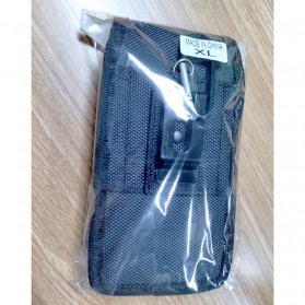 Syrinx Tas Smartphone Case Waist Bag Fanny Pack Belt Loop Size XL - SY20 - Black - 8