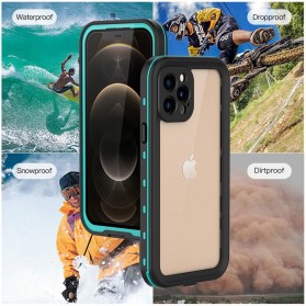 Redpepper Casing Waterproof Diving Cover Armor Underwater Case for iPhone 13 Pro - XI68 - Black - 3
