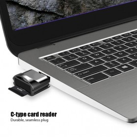 Ciaxy Mini OTG USB Type C to Micro SD Card Reader - P31 - Black - 5