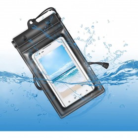 FlyOcean Casing Anti Air Smartphone Waterproof Case Underwater Bag - FL177 - Black