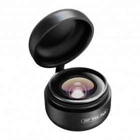 APEXEL Lensa Kamera Smartphone Universal Clip 110 Wide Angle Lens - APL-HD5W - Black - 2