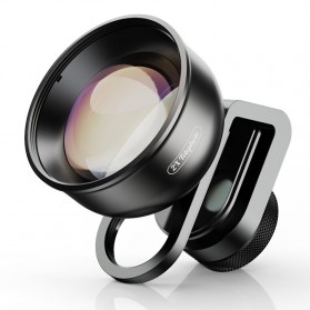 APEXEL Lensa Kamera Smartphone Universal Clip 2X Telephoto Lens - APL-HD5T - Black