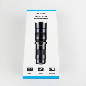 APEXEL Lensa Telephoto Lens Kit 20x-40x + SwitchPod Mini Tripod + Bluetooth Remote - APL-JS2040XJJ04 - Black - 8