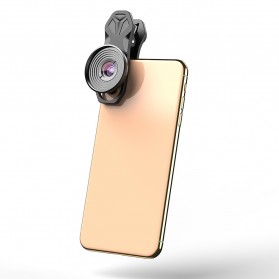 APEXEL Lensa Kamera Smartphone Universal Clip 10X Macro Lens - APL-HB10X - Black