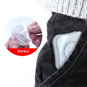 FLOURISH Holder Smartphone Nano Adhesive Sticky Rubber Pad - BIS265 - Transparent - 5