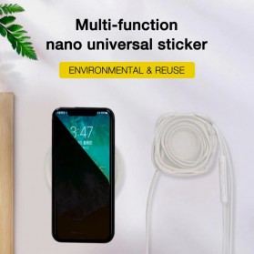 FLOURISH Holder Smartphone Nano Adhesive Sticky Rubber Pad - BIS265 - Transparent - 7