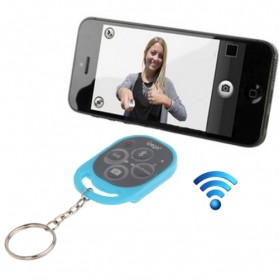 Ipega Tomsis Bluetooth Remote Control for Smartphone - PG-9019 - Baby Blue - 1