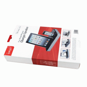 Ipega Charging Dock with Speaker for iPhone/iPad/iPod and Samsung - PG-IP115 - Silver - 5