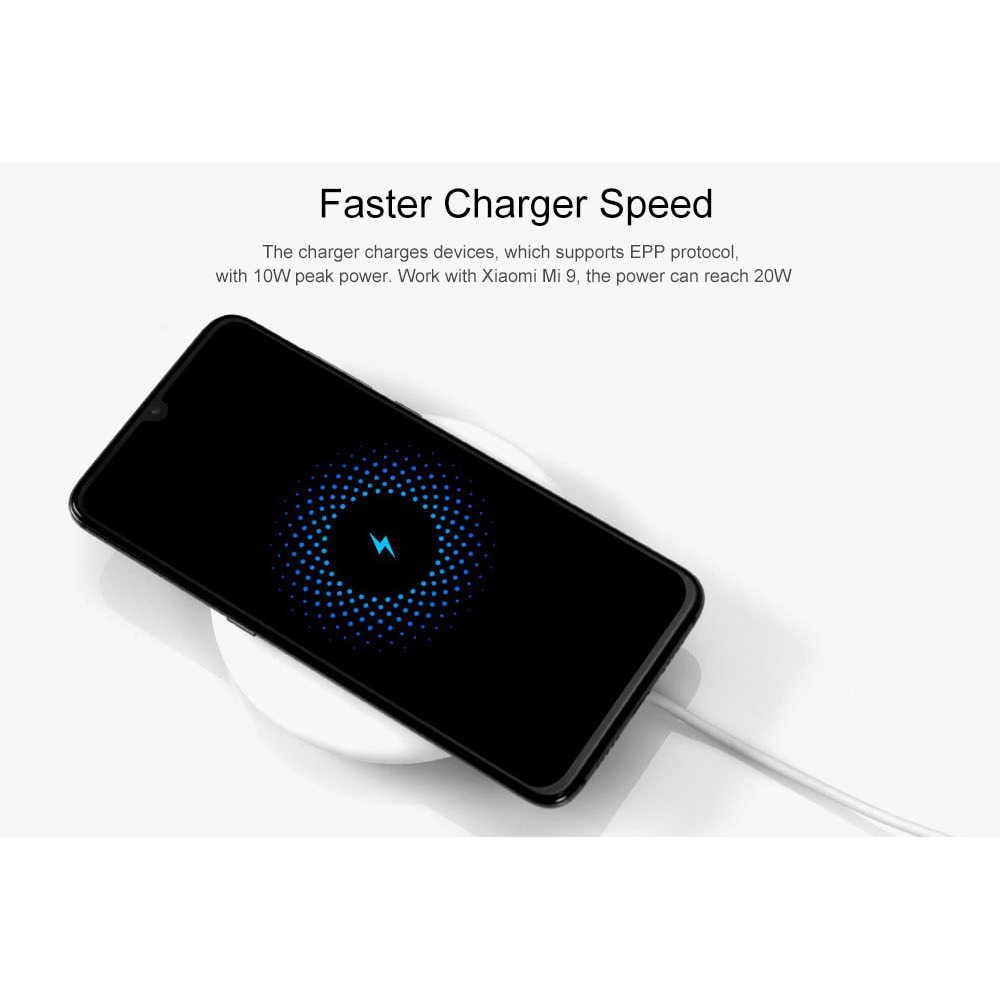 Xiaomi Qi Wireless Charger Dock Fast Charge 20W MDY10