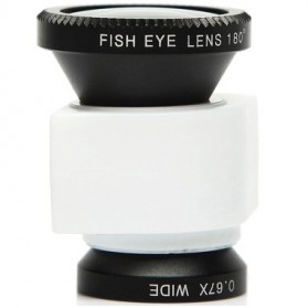 Lesung Fisheye 3 in 1 Photo Lens Quick Change Camera for iPhone 5/5s ...