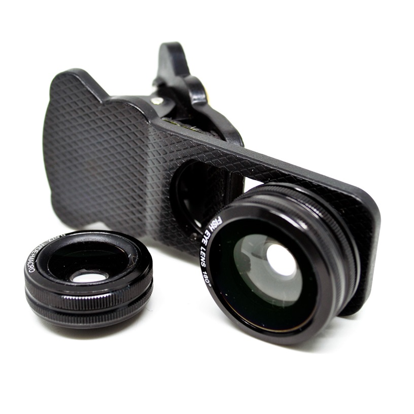 Lesung Universal Clip 3 in 1 Photo Lens (180 Degree 