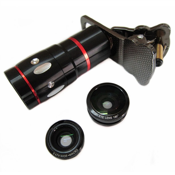 Lesung Universal Cat Clip Fisheye with 10X Zoom Telephoto 