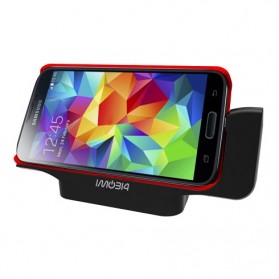 IMobi4 Horizontal Desktop Charging Dock for Samsung Galaxy S5 - Black - 1
