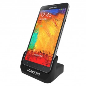 IMobi4 Desktop Dual Charging Dock for Samsung Galaxy Note 3 - Black - 1