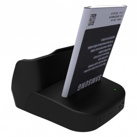 IMobi4 Desktop Dual Charging Dock for Samsung Galaxy Note 3 - Black - 2