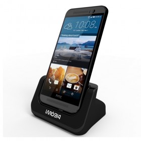 IMobi4 Desktop Charging Dock for HTC One M9 - Black - 1