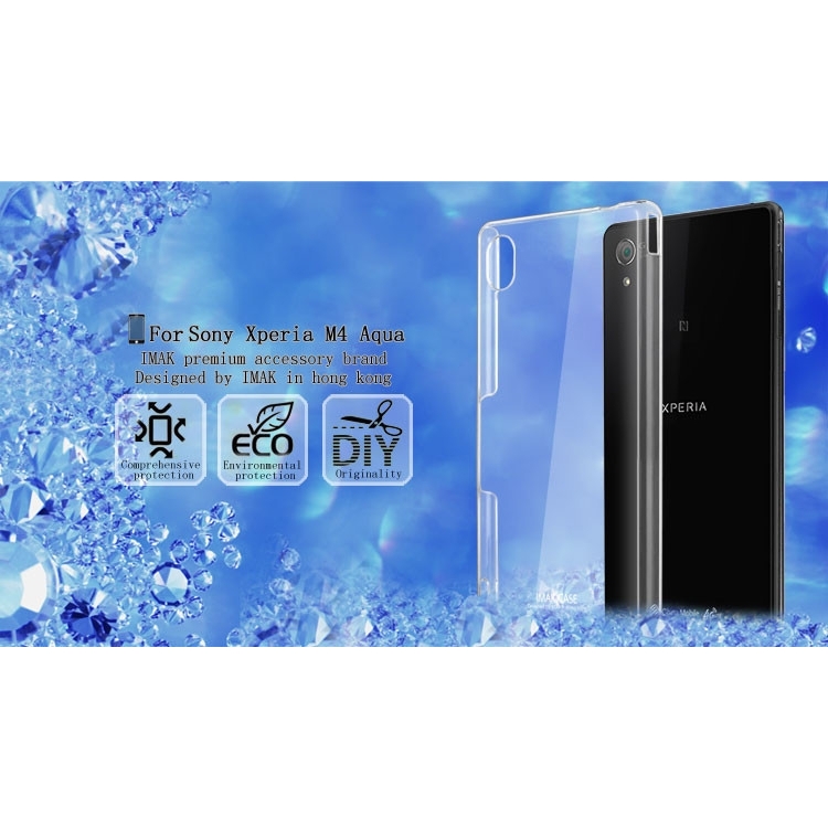 Imak Crystal 2 Ultra Thin Hard Case for Sony Xperia M4 Aqua - Transparent - 6 ...