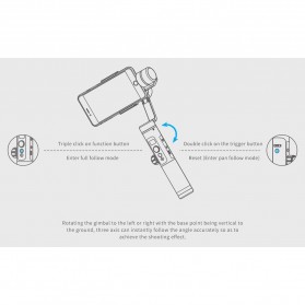 Feiyu Tech SPG 2 Gimbal 3-Axis Handheld Video Stabilizer - Black - 8