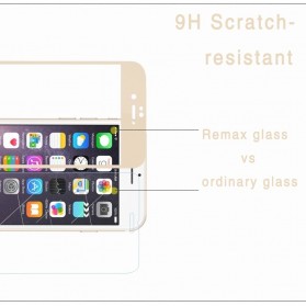 REMAX Front + Back Comprehensive Tempered Glass for iPhone 6/6s - Gray - 5