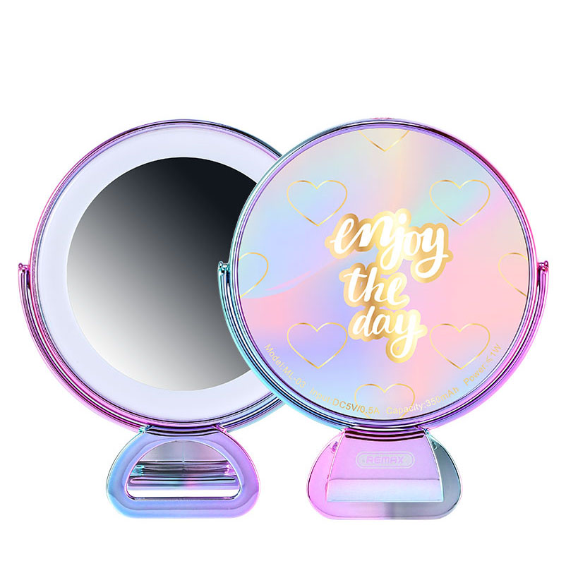 Remax Mirror Selfie Ring Light - ML-03 - Pink - 1