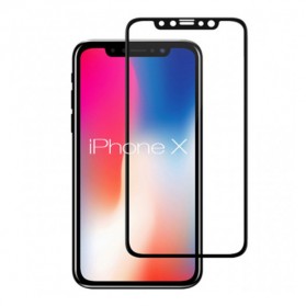 REMAX GL-09 Perfect Series 9H Tempered Glass 0.3mm for iPhone X - Black - 1
