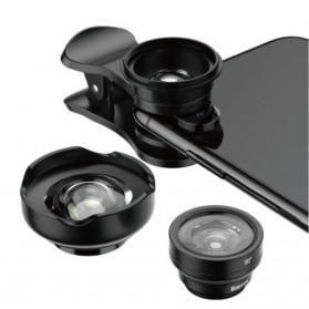 Baseus Lensa Camera Tik Tok 180 Degree for Smartphone - ACSXT-B01 - Black - 3