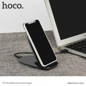 Hoco Wireless Fast Charging Docking for Smartphone - CW7 - Black - 2