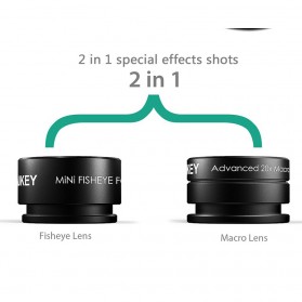 Aukey Lensa Fisheye Macro - PL-A2 - Black - 3