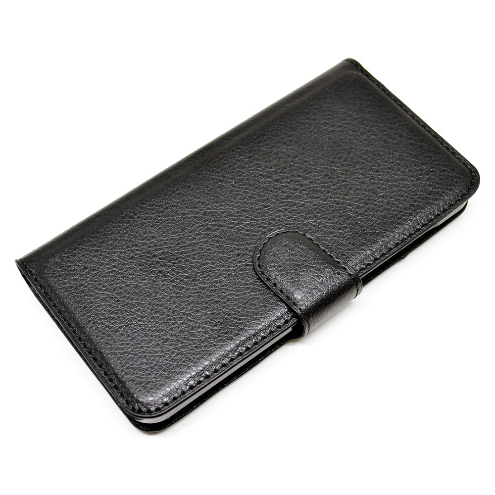 Leather Wallet Case for Asus Zenfone 4.5 - Black 