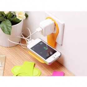 Smartphone Wall Adaptor Charger Stand Bracket Holder - HYPH012 - Multi-Color