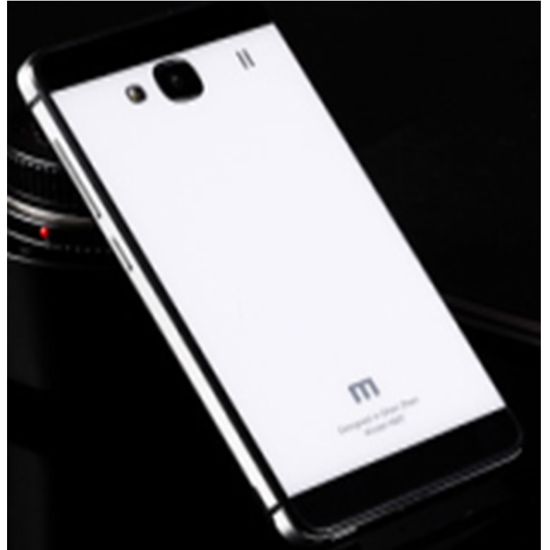 ... Aluminium Tempered Glass Hard Case for Xiaomi Redmi 2 Redmi 2 Prime White