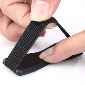 Sling Grip Holder Smartphone Jari Anti Slip - Black - 3