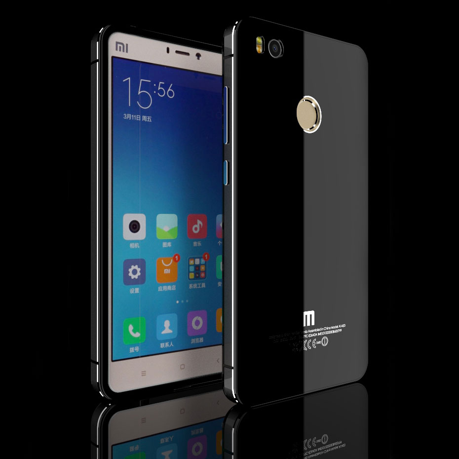 aluminium tempered glass for xiaomi mi4s black aluminium tempered glass for xiaomi mi4s black