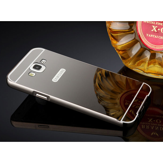 aluminium bumper with mirror back cover for samsung galaxy aluminium bumper with mirror back cover for samsung galaxy