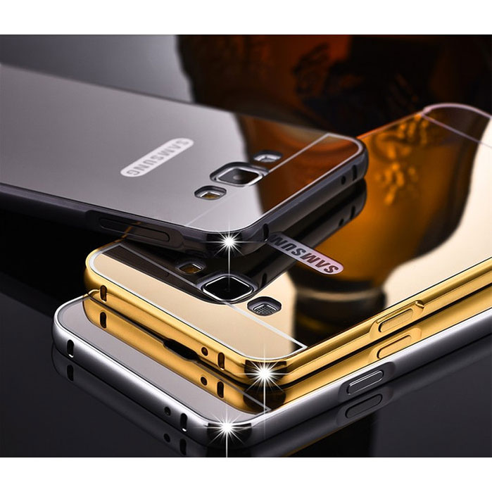 aluminium bumper with mirror back cover for samsung galaxy aluminium bumper with mirror back cover for samsung galaxy
