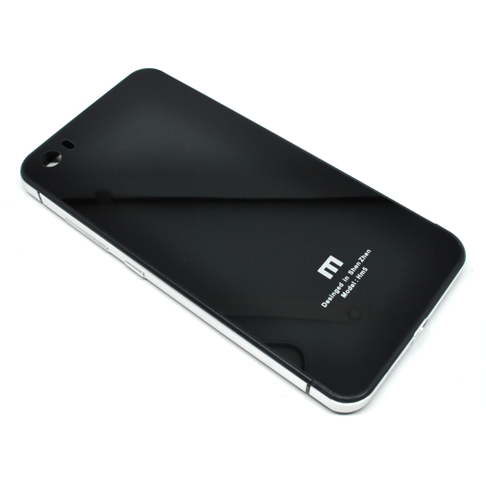 ... Aluminium Tempered Glass Hard Case for Xiaomi Mi5 - Black/Silver - 1 ...