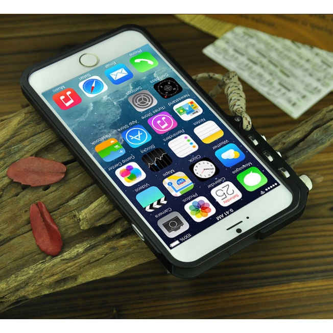 Aluminium Bumper Case Arm Trigger for iPhone 6/6s - Black 