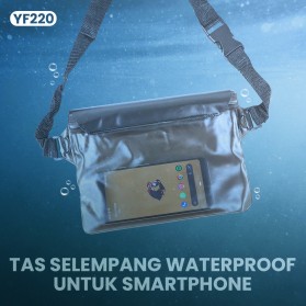 Tas Selempang Waterproof Shoulder Bag for Smartphone - YF220 - Black