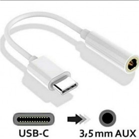 Kabel Adaptor USB Type C ke 3.5mm Audio 