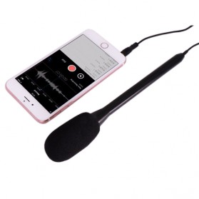 BUB Microphone for Smartphone / Laptop / Action Camera - MA-P68 - Black - 1