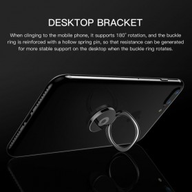 Metal iRing Smartphone Holder - R20 - Black - 7
