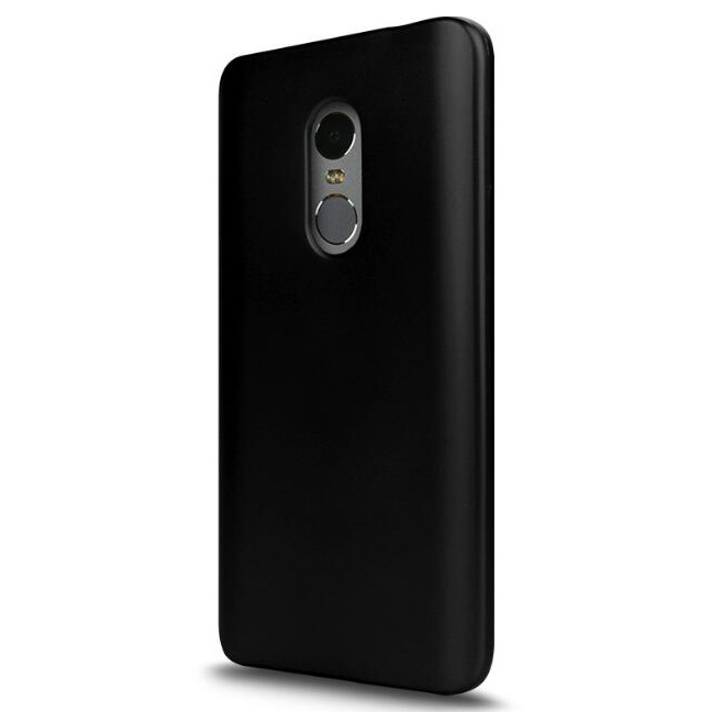 Silicone Case for Xiaomi Redmi Note 4/4x - Black 