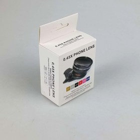 APEXEL Lensa Super Wide Angle Lens + Macro Smartphone - APL-0.45WM - Black - 7