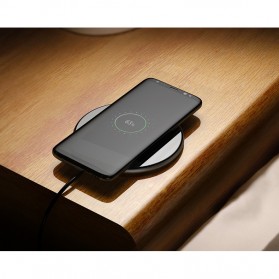 Qi Wireless Charger Dock Fast Charge for Smartphone - Black - 5