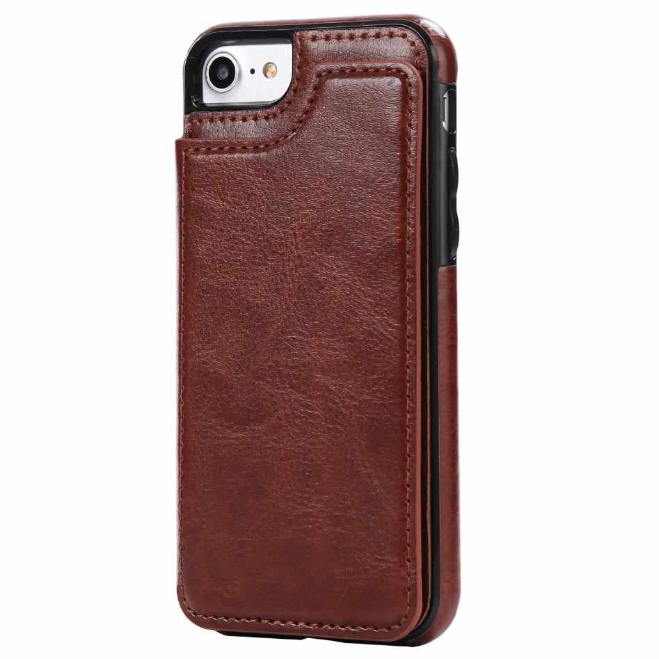 Leather Smartphone Case with Mini Wallet for iPhone 7/8 