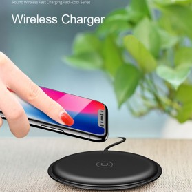 USAMS Qi Wireless Charger Fast Charging 5V2A for Smartphone - Black - 2